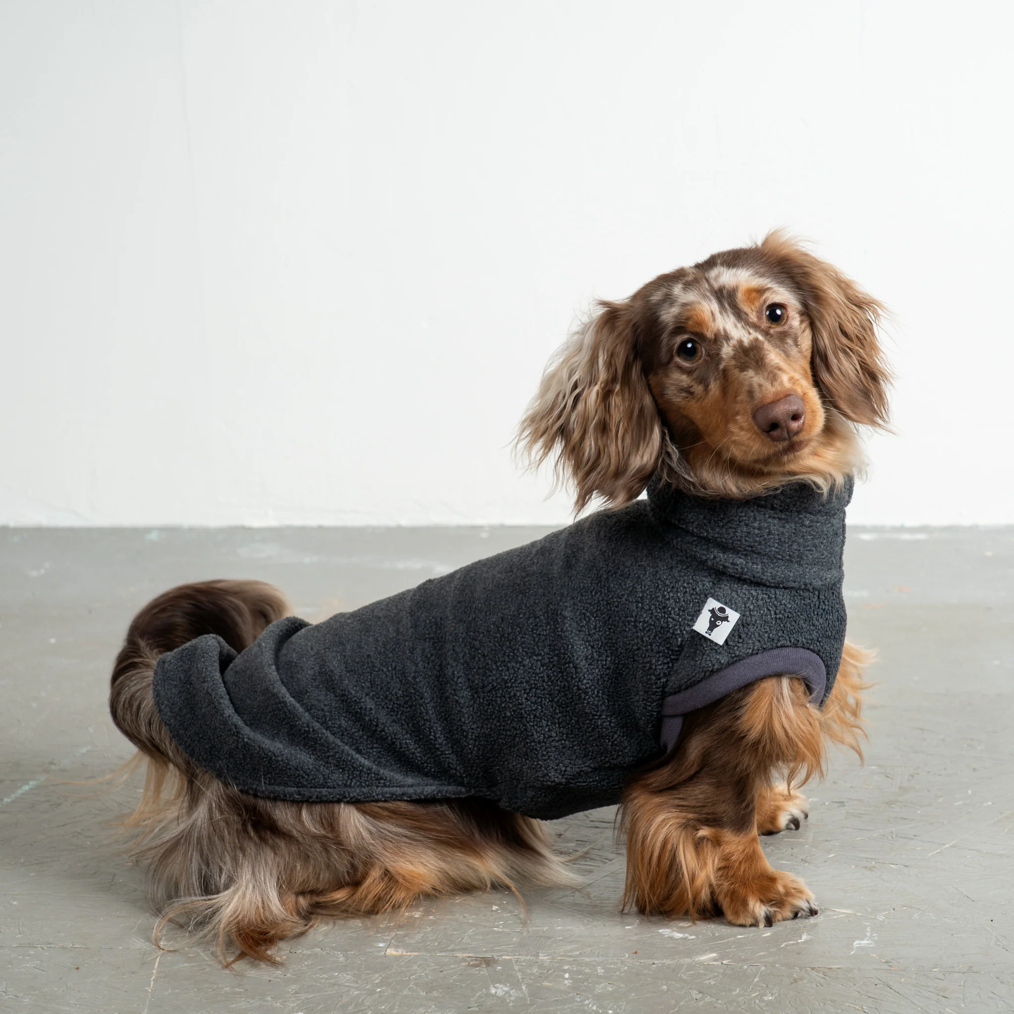 FLEECE SHIRT Dackel Anthrazit - Image 3