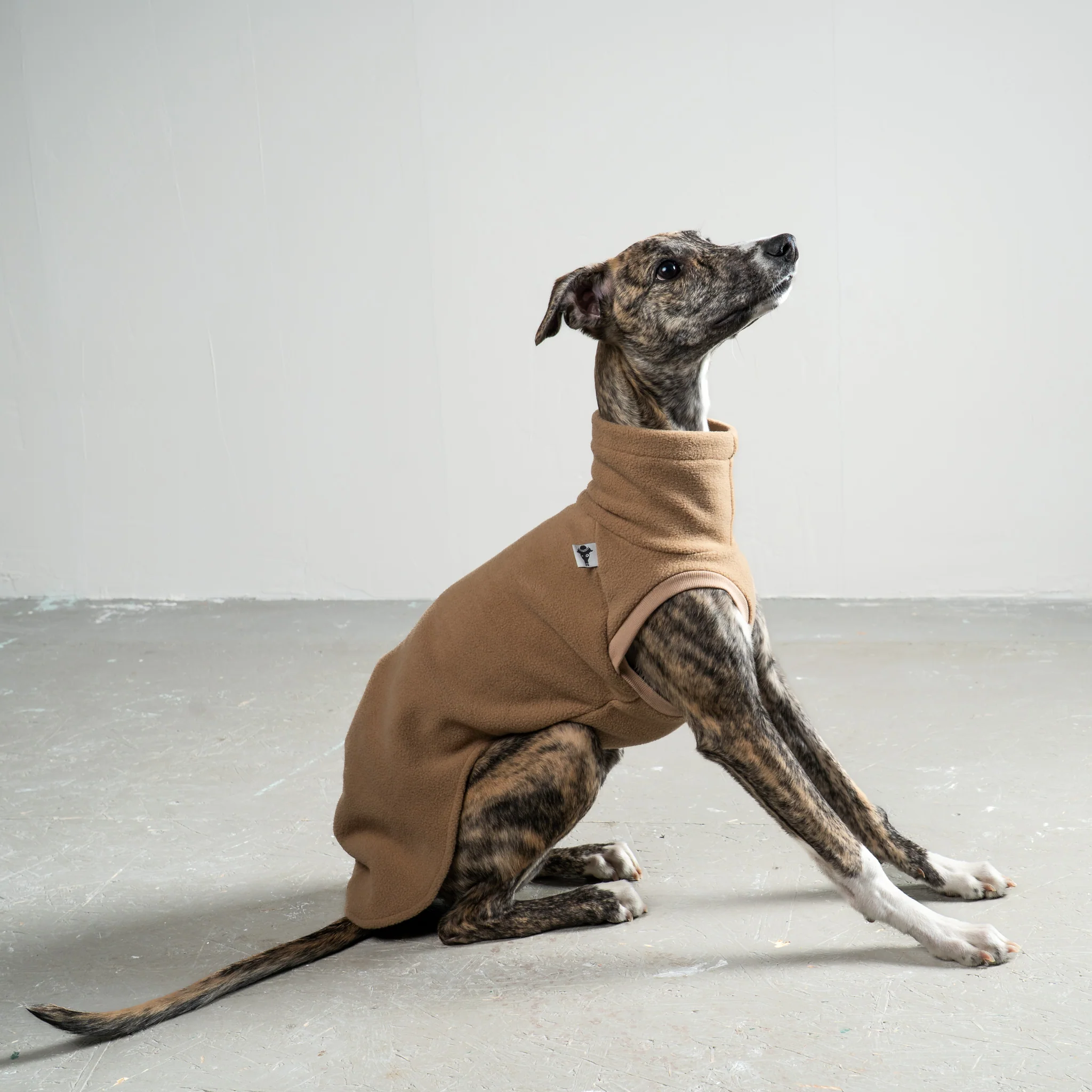 FLEECE SHIRT Windhund Camel - Image 3
