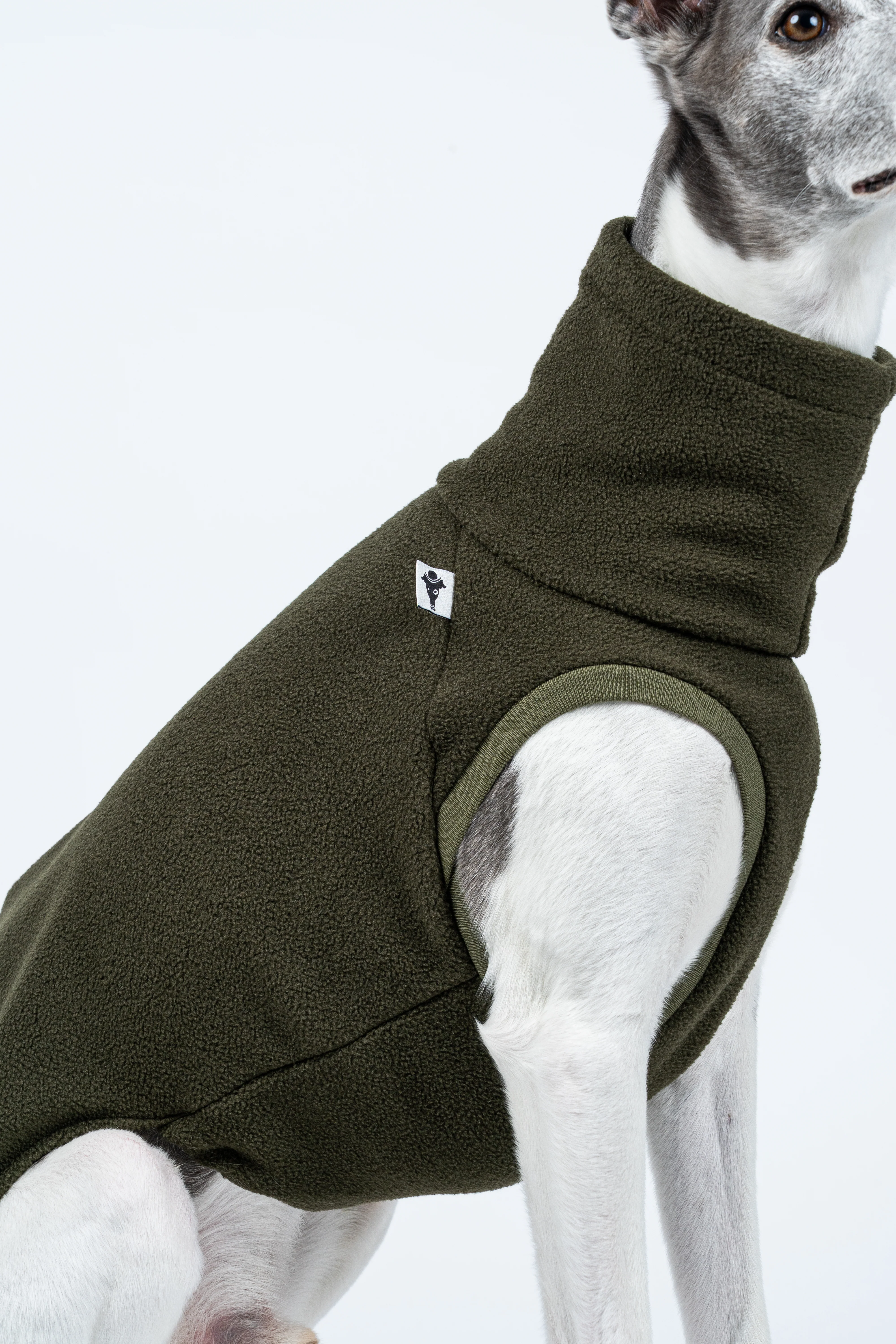 FLEECE SHIRT Windhund Dark Olive - Image 5