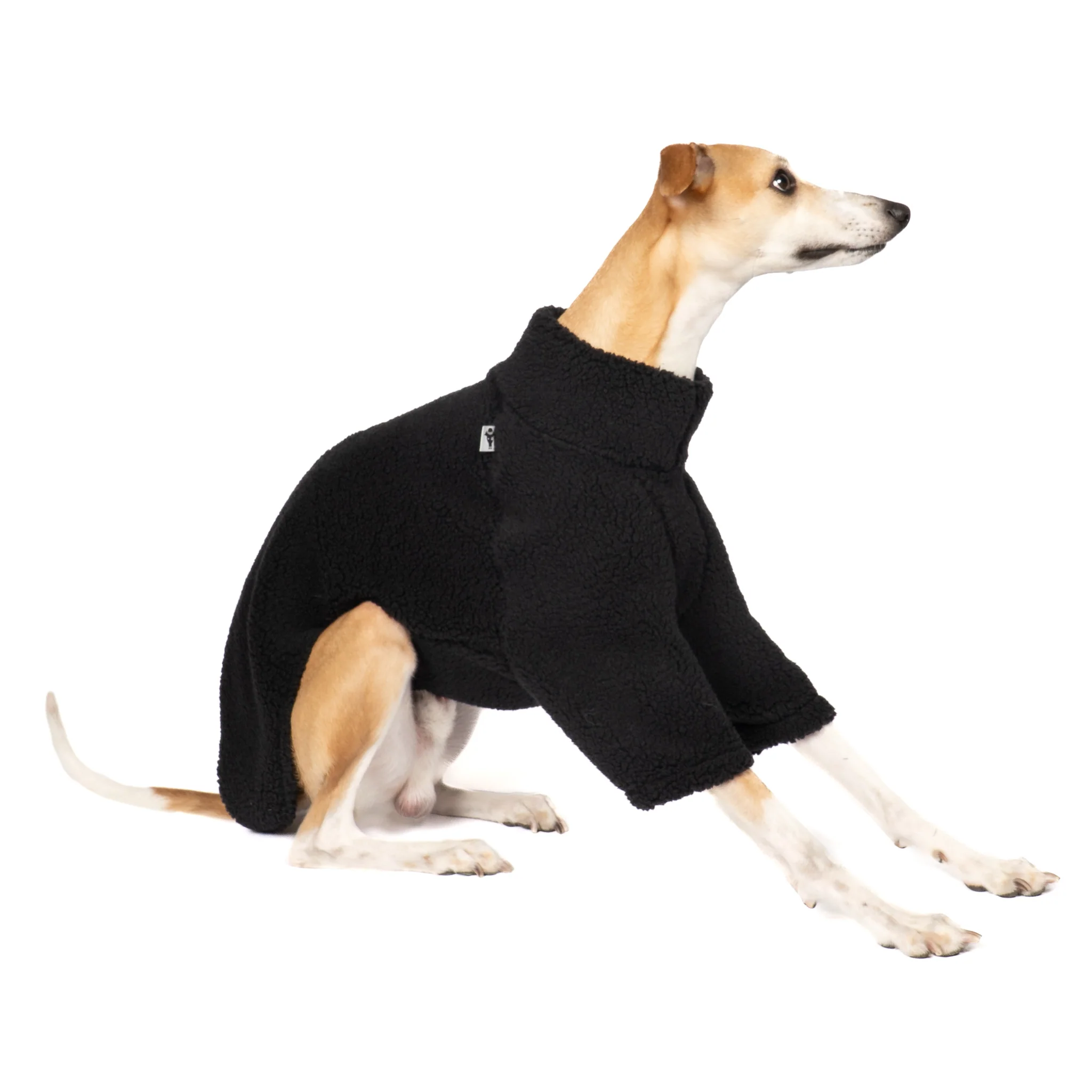 TEDDY PULLOVER Windhund Schwarz - Image 4